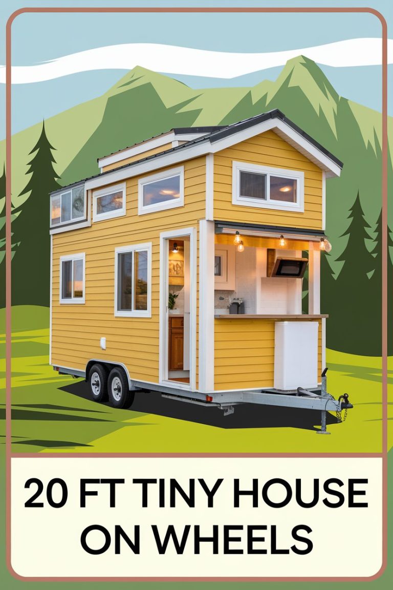 20 ft Tiny House on Wheels Designs for Compact Living