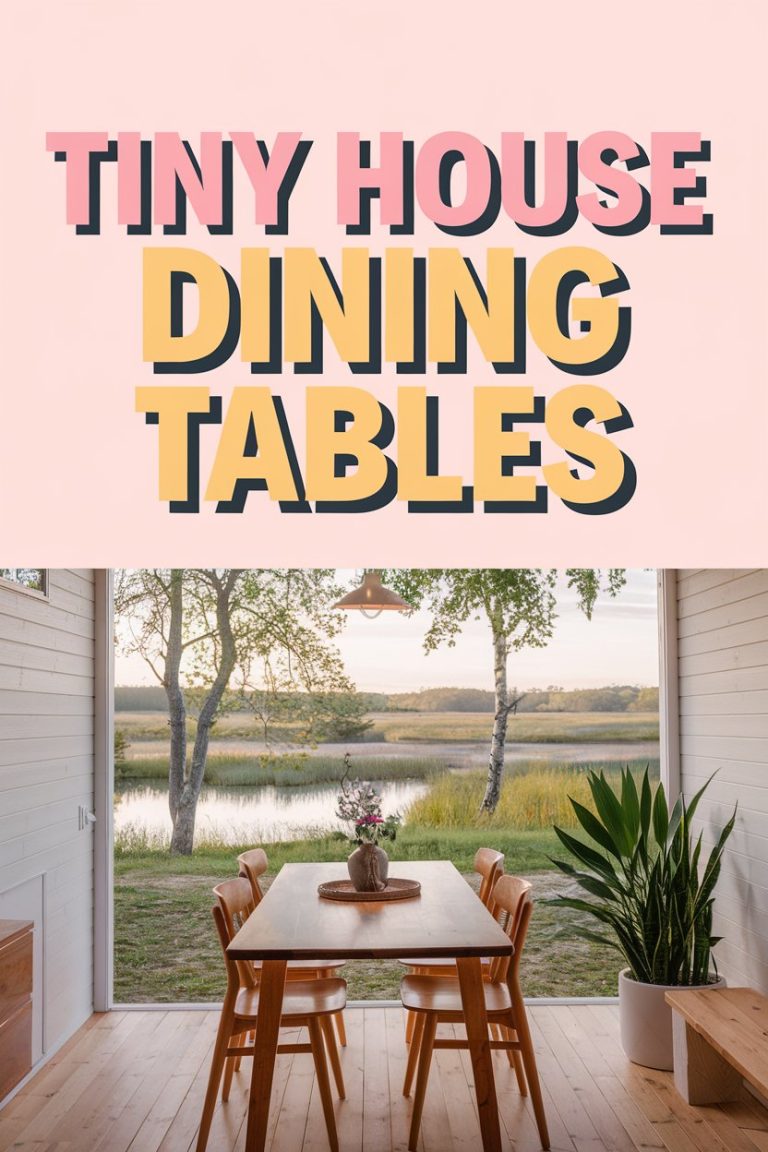 5 Clever Tiny House Dining Tables That Maximize Space