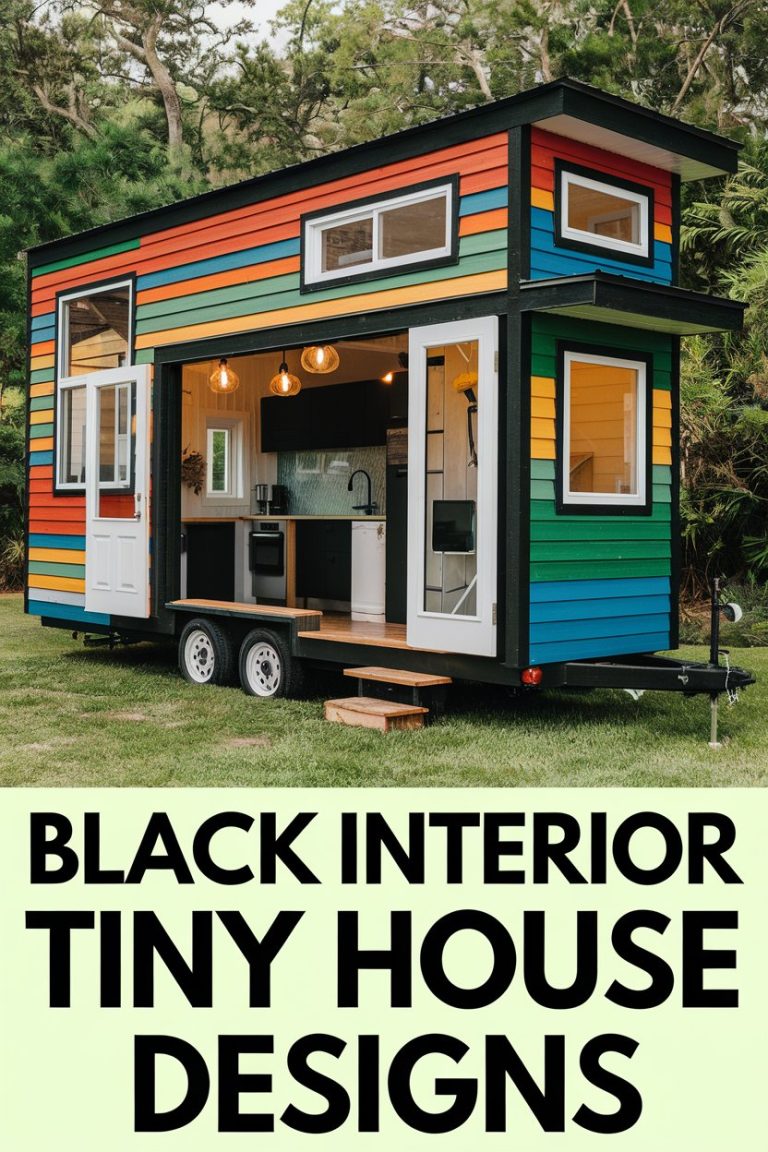 7 Stunning Black Interior Tiny House Designs for a Bold Look