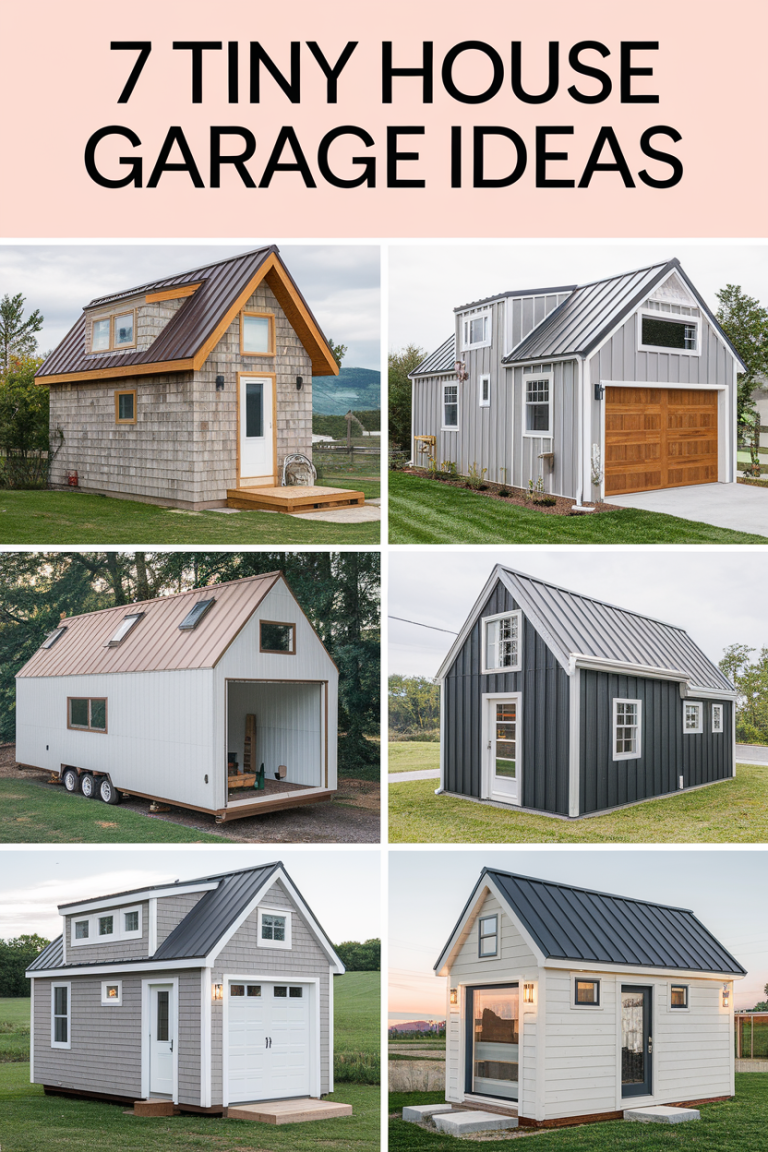 7 Tiny House Garage Ideas for Extra Storage and Style