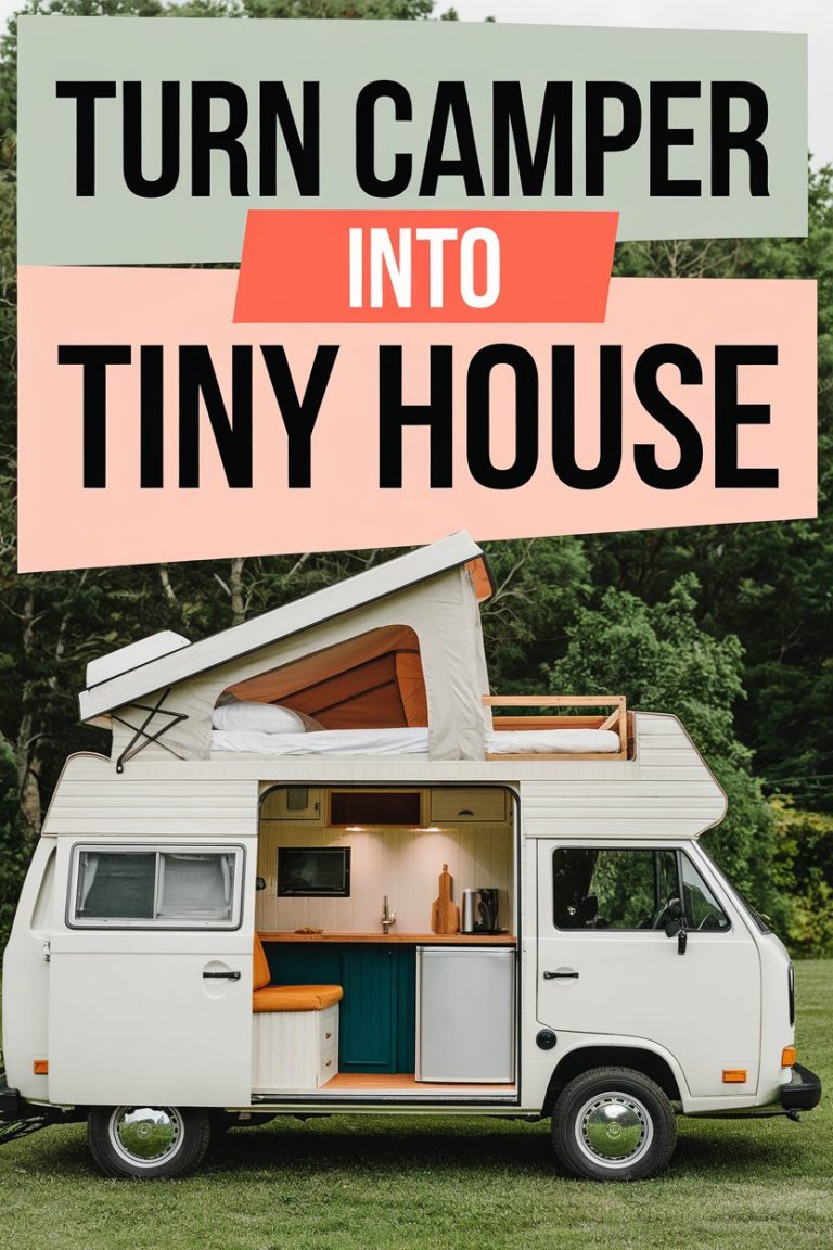 How to Turn a Camper into a Cozy Tiny House