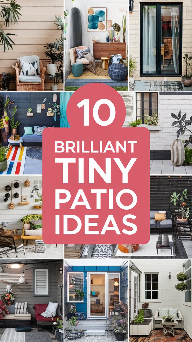 10 Brilliant Tiny Patio Ideas to Elevate Your Outdoor Living